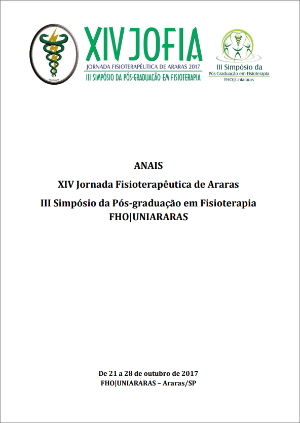 Capa dos anais de 2017