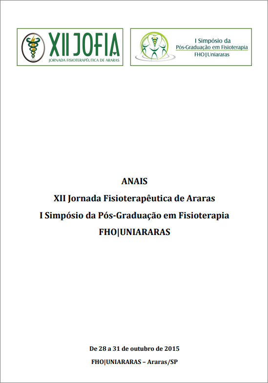 Capa dos anais de 2015